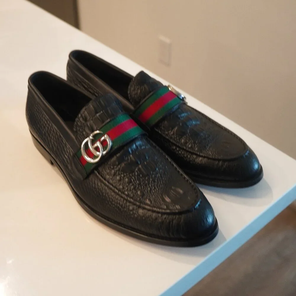 Gucci Horsebit Jordaan Loafer (Black) Size: 13 - Picture 5 of 5